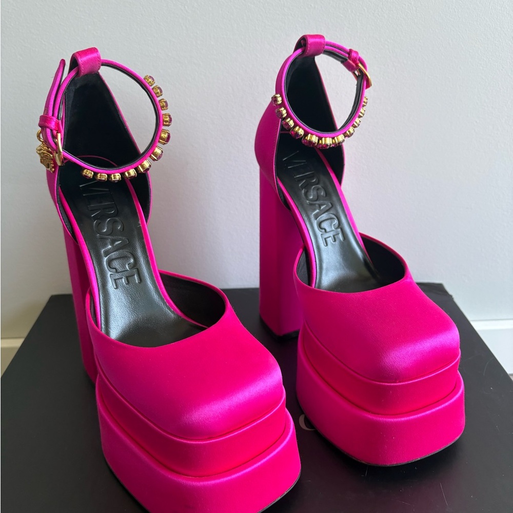 Versace Medusa Aevitas Heels